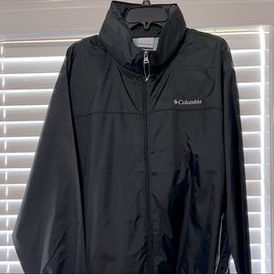 Columbia, Unlined Rain Jacket, NEVER WORN, Size XL